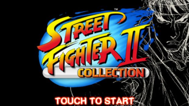 Street Fighter II Collection welcome screen