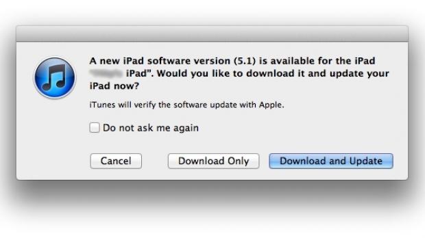 iOS 5.1 available through iTunes (iPad)