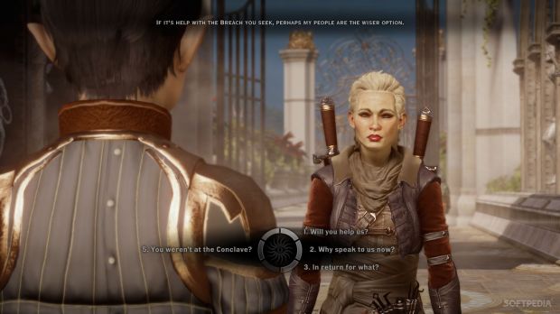 Character interaction in Inquisition