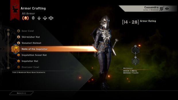 You can customize the gear of your companions