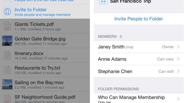 Dropbox can share folders now