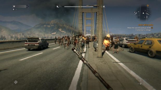 A typical Dying Light scene