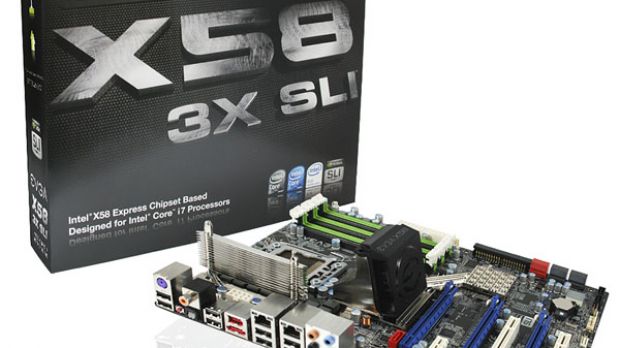 EVGA new X58 3X SLI motherboard