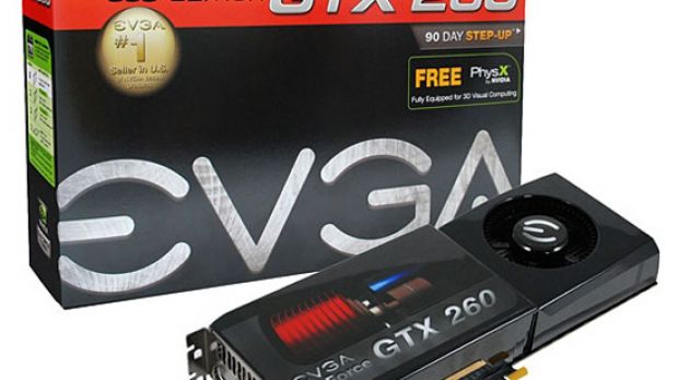 EVGA new GTX 260 graphics card with 55nm GPU