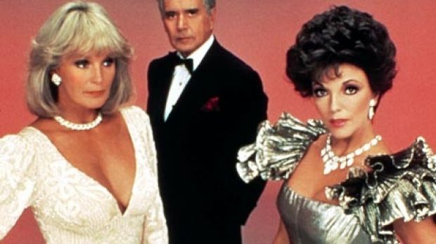 Joan Collins’ character in “Dynasty,” one of the most influential style icons of the ‘80s