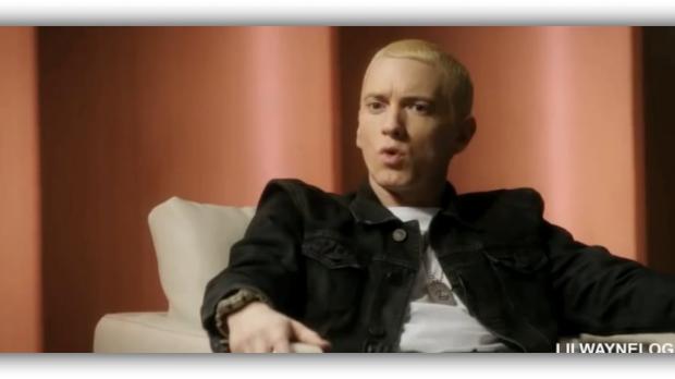 Eminem appears as himself in "The Interview" from Sony Pictures