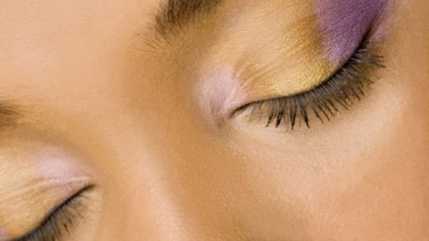 Bright eyeshadows are in this summer
