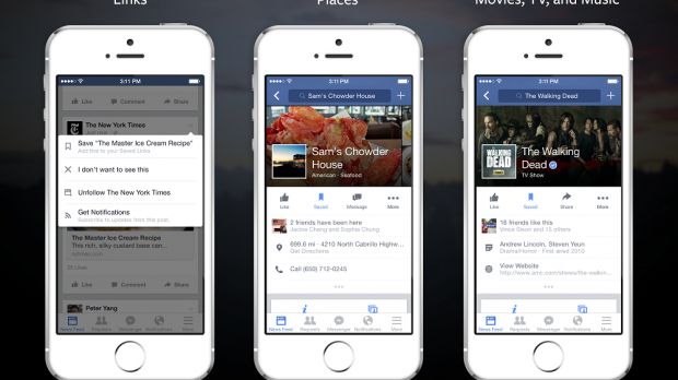 Facebook introduces "Save"