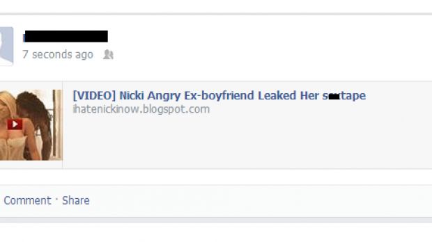Nicki Minaj scam on Facebook