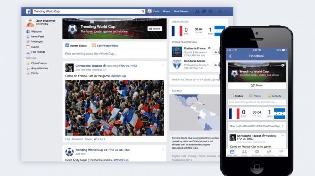 Facebook prepares for the World Cup