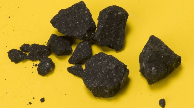 Fragments of the meteorite
