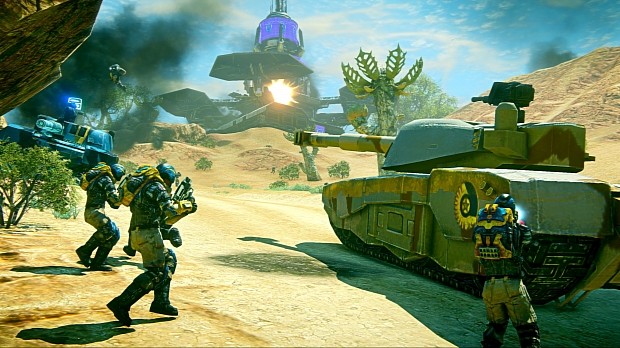 PlanetSide 2 is rolling out onto PS4