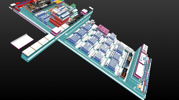 The new Tilt 3D view for web page structure in Firefox 11 Aurora