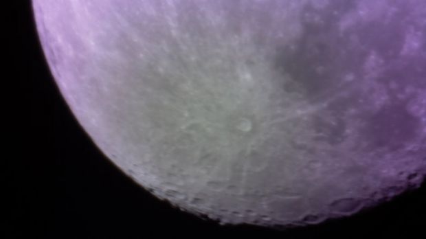 The moon, as seen by the Pikon