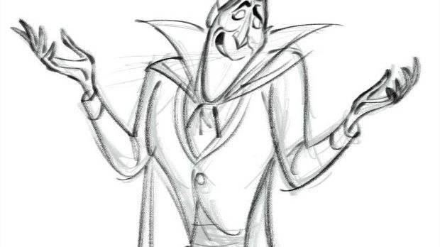Sony Animation releases first sketch of Adam Sandler's Dracula