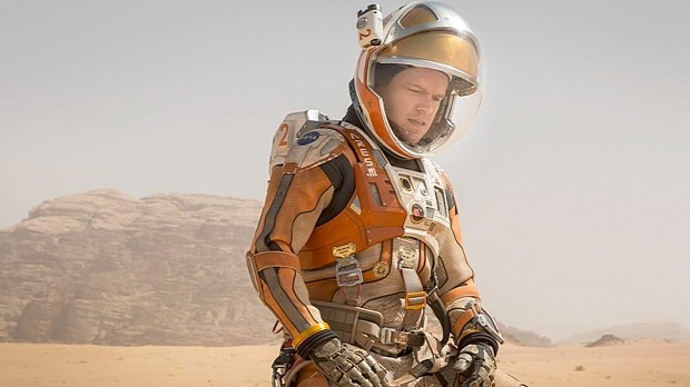 Matt Damon is stranded in space again, in first photo from "The Martian"