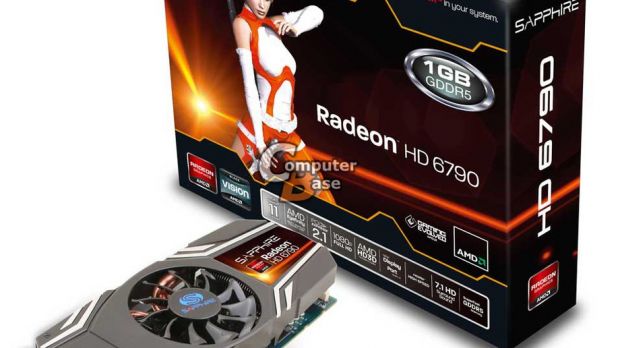 Sapphire Radeon HD 6790 graphics card together with retail box