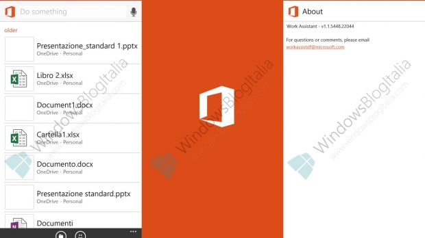 Work Assistant for Office on Windows Phone
