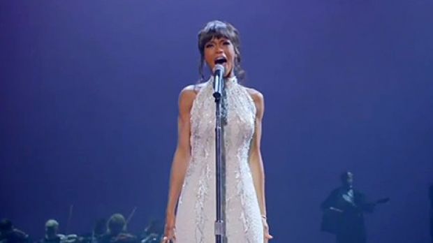 Whitney Houston sings "I Will Always Love You" in "Whitney" biopic