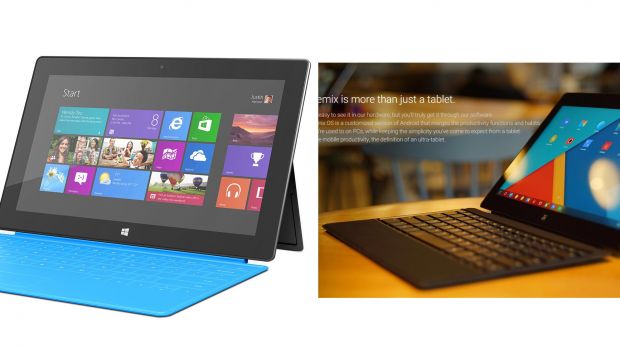 Microsoft Surface vs. Jide Remix