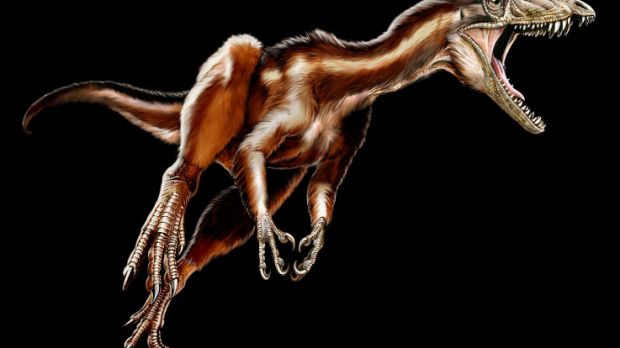A reconstruction of the newly discovered Triassic, carnivorous dinosaur, Tawa hallae