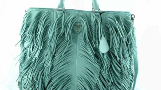 Prada fringed handbag – be unique with bold colors