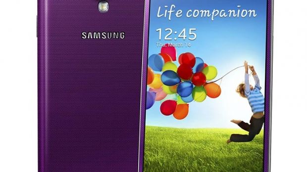 Samsung GALAXY S4 in Purple Mirage