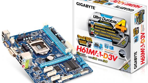 Gigabyte H61MA-D3V rev 2.0 entry-level motherboard