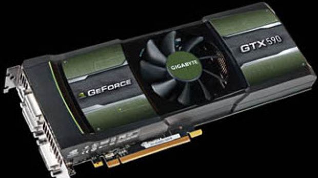 Gigabyte Nvidia GTX 590 graphics card