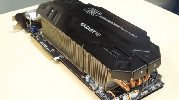 The Gigabyte GeForce GTX 680 WindForce 5X video card