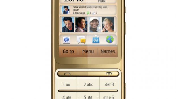 Nokia C3-01 Gold Edition (front)