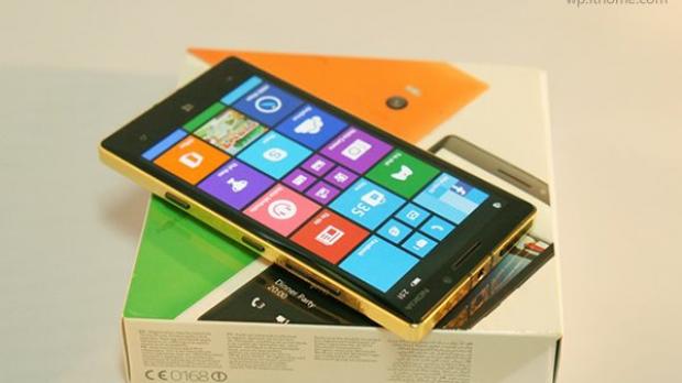 Gold-plated Lumia 930