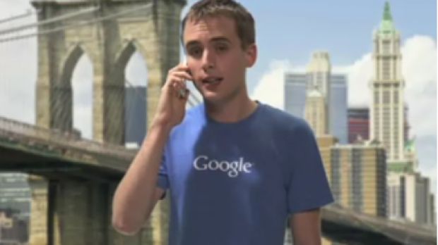 A screenshot from Google's video demonstration of the Mobile App