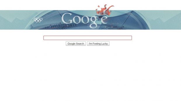 The Google homepage for the Vancouver Olympics