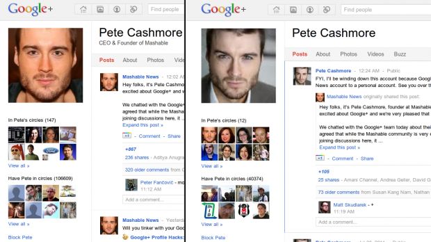 The Two Pete Cashmore's of Google+