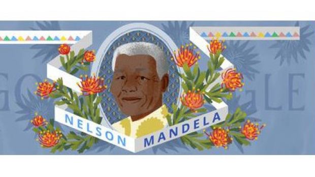 Google celebrates Mandela's birthday