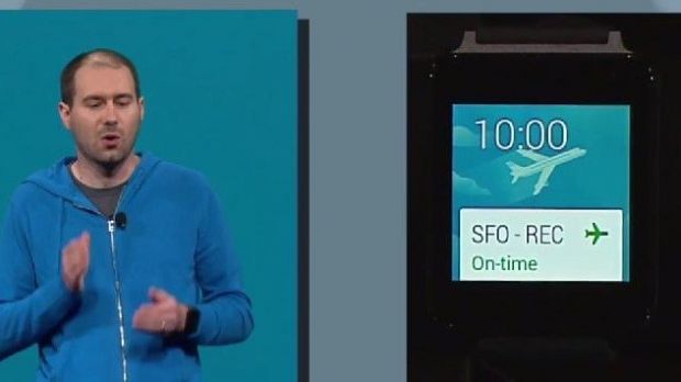 LG G Watch shows up at Google I/O presentation