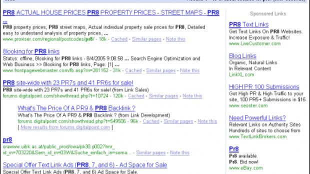 Search results on Nov 18 for PR8