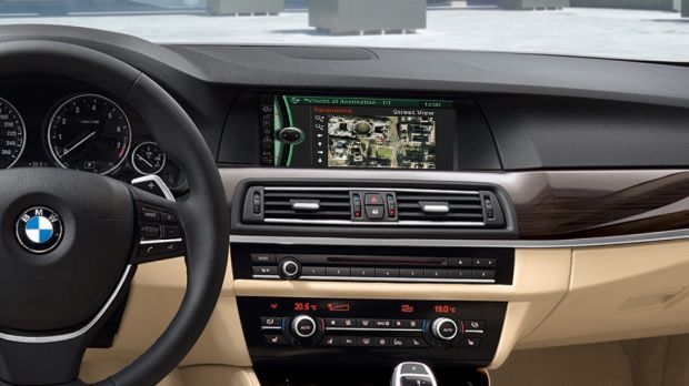 The new Google navigation system in BMW's ConnectedDrive