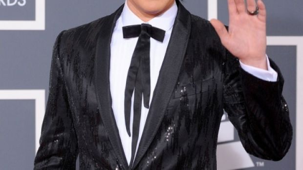 Adam Lambert at the 2010 Grammy Awards