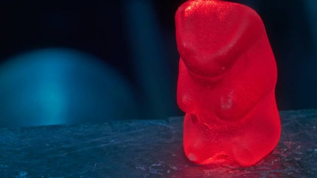 Scientists in Germany fire antiparticles at gummy bears
