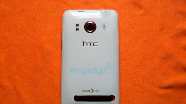 White HTC EVO 4G