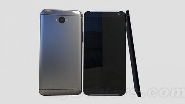 HTC One (M9) mockup