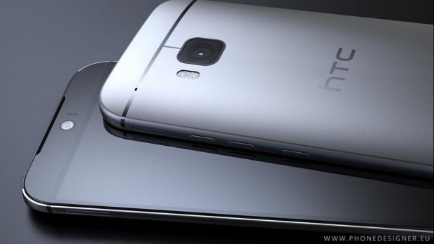 HTC One M9 in silver