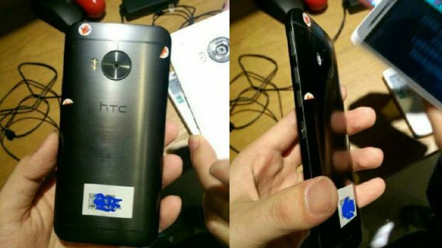 HTC One M9 Plus back and left side