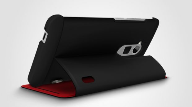 HTC One max power flip case