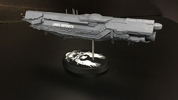 Ship model for the Halo toy line