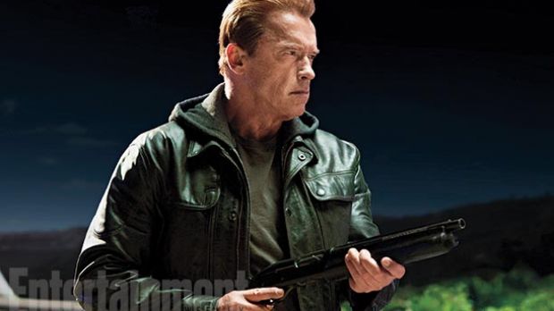 Arnold Schwarzenegger is back, as promised