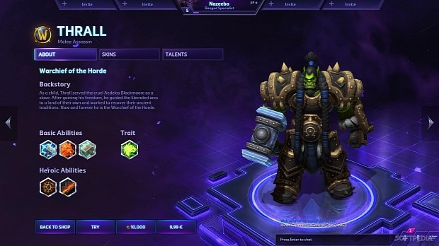 Thrall is free in HotS