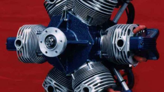 Image of a typical radial engine